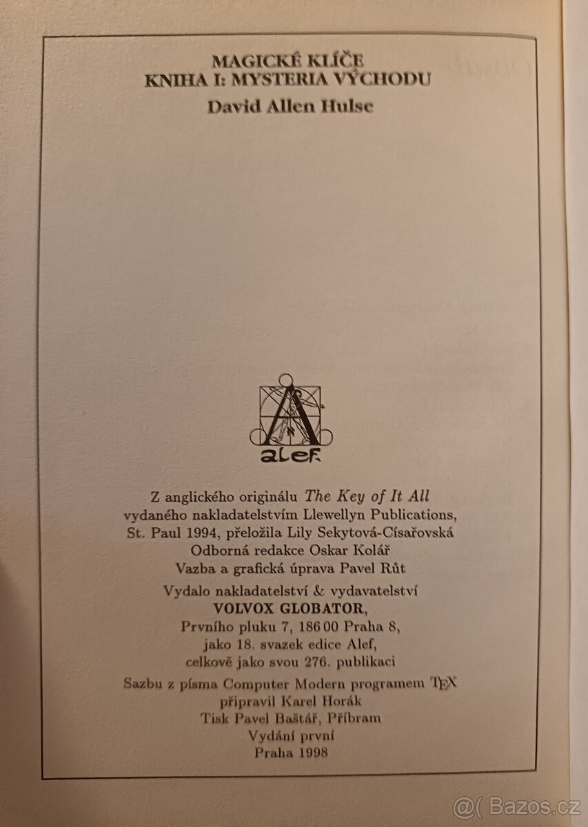 David Allen Hulse - Magické Klíče I. - Magie / Okultizmus - 4