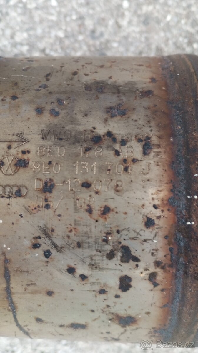 Výfuk, katalyzátor Audi A4 B6 1,9tdi - 4