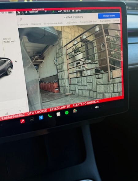 Tesla 3 Tesla Y bocní kamera side camera Tesla - 4