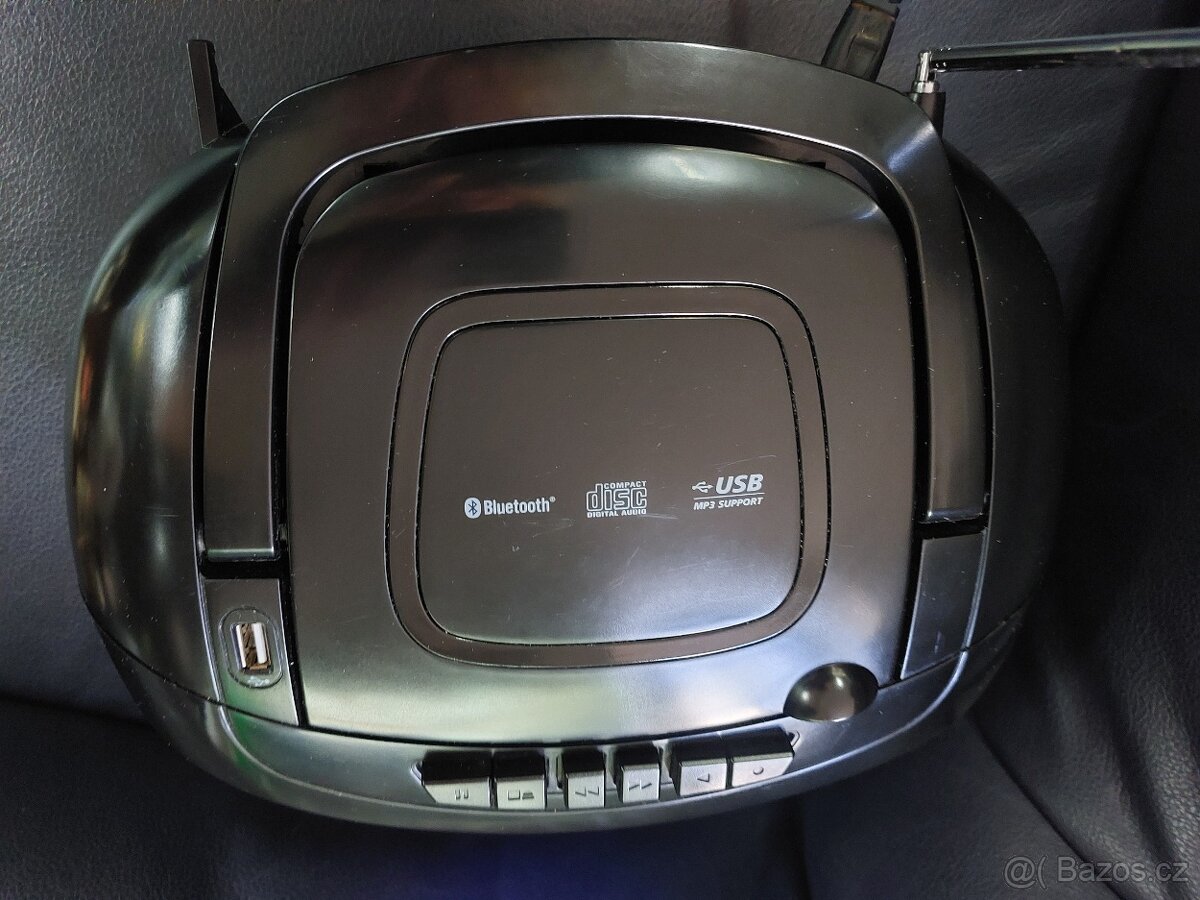 Radiomagnetofon s CD JVC RC-E451B technologie Bluetooth LCD - 4