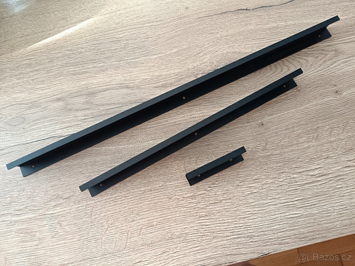 22ks - Nábytkové úchytky Lukata černá matná - 4