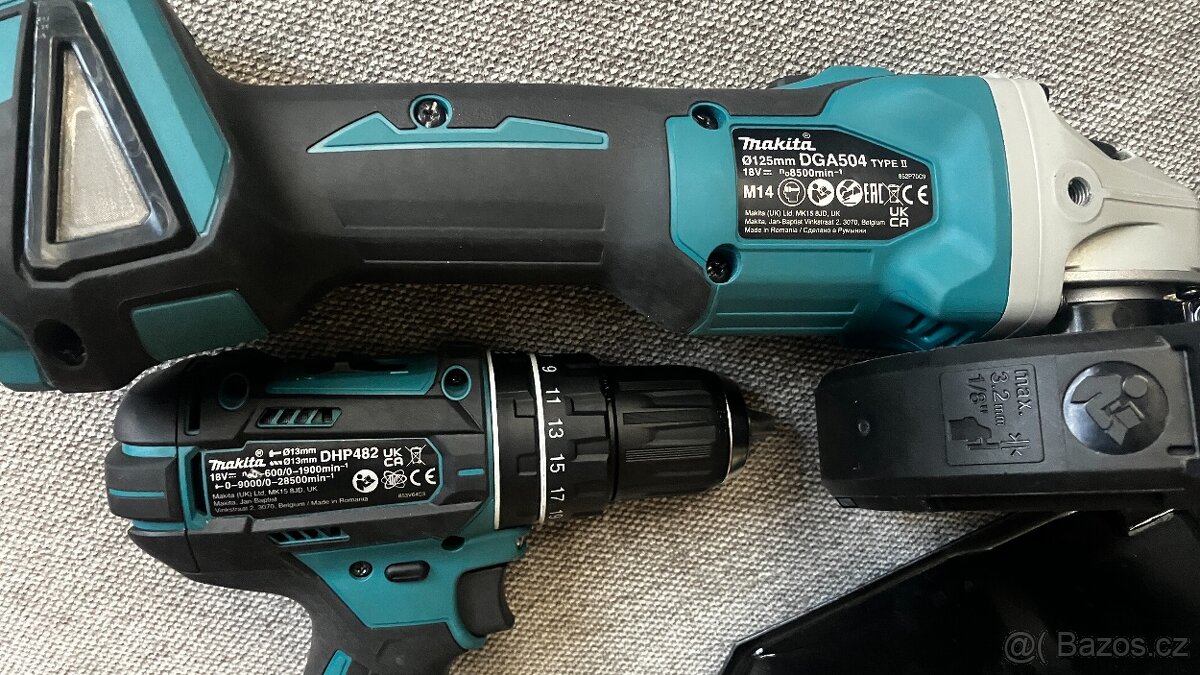 Makita DGA 504 + DHP 482 - 4
