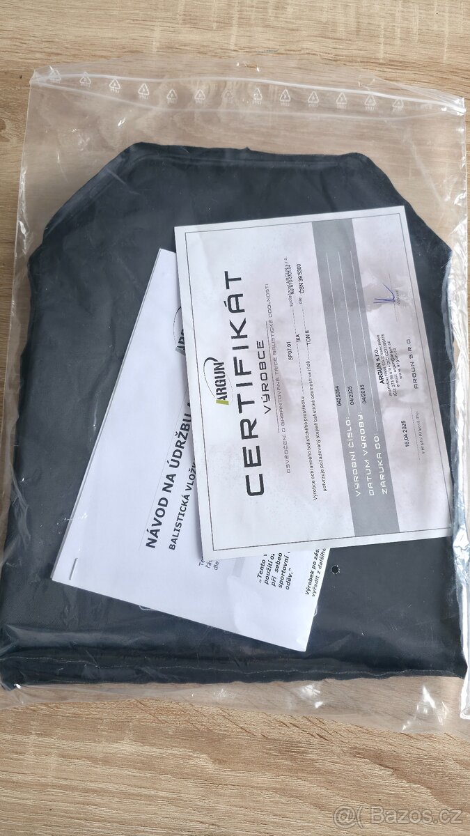 balistická neprůstřelná vesta nosič plátů taktická samopal - 4