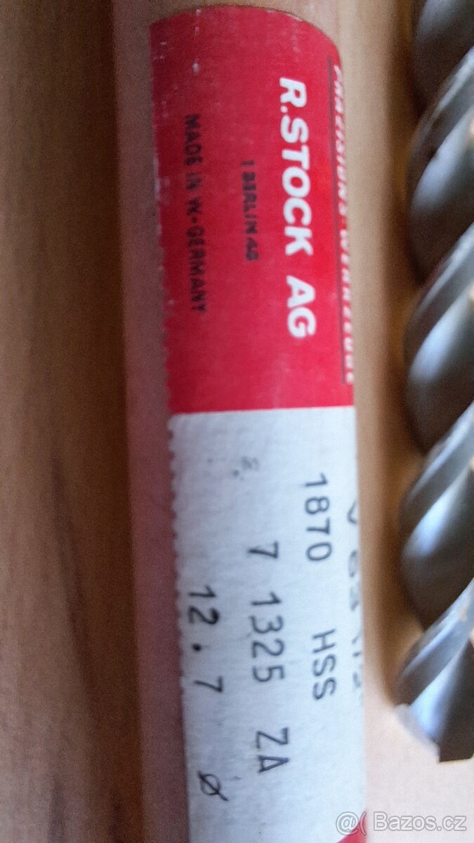 Nový vrták R. Stock HSS Ø 12,7 mm, DIN 1870, MK-1 - 4