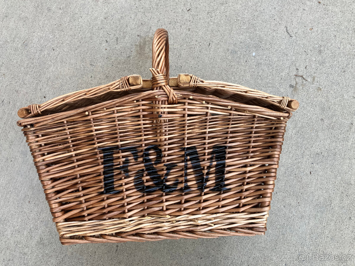 Piknikový proutěný koš - 4
