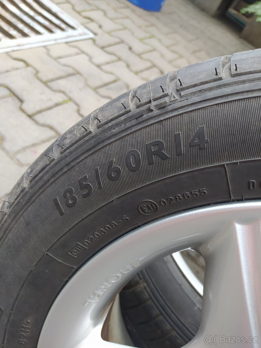 Alu kola Ronal 14 + Letní Pneu Dunlop Sport - 4