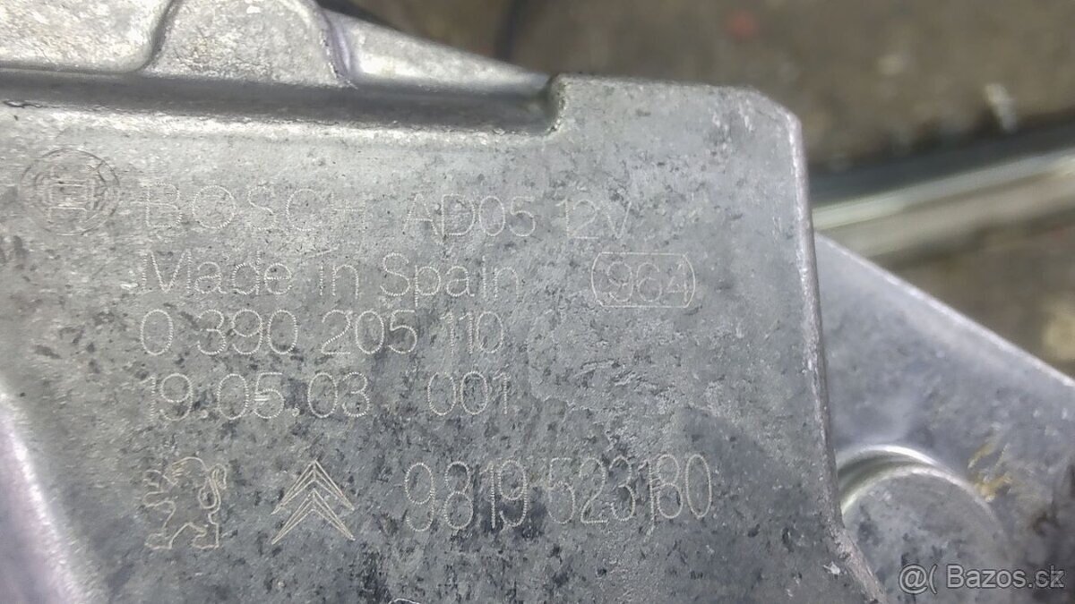 Peugeot 308 II T9 - sterac motorek brzdove svetlo - 4