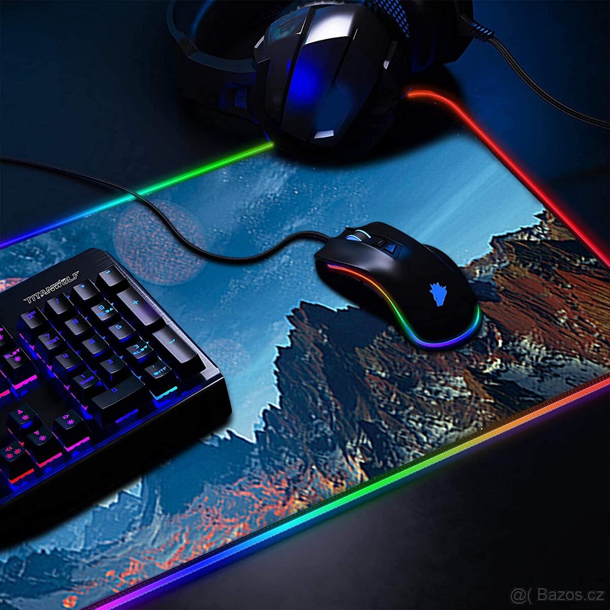 DORRISO RGB herní podložky pod myš XXL - 4