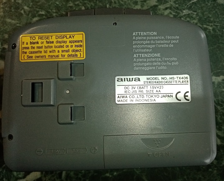 WALKMAN AIWA s rádiem HS-TX 406 - 4