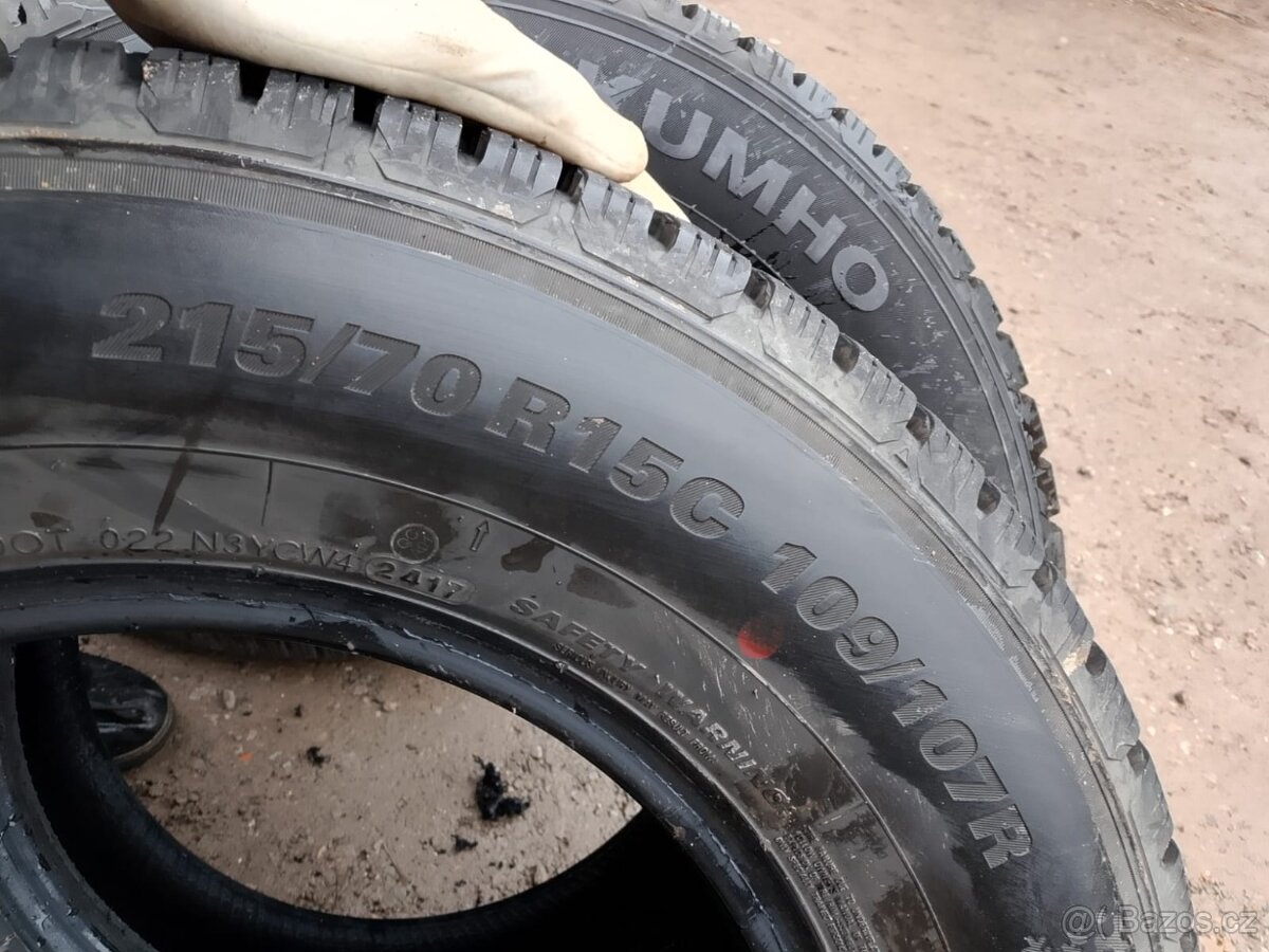 215/70/15c 109/107r Kunho - zimní pneu 2ks dodávkové - 4