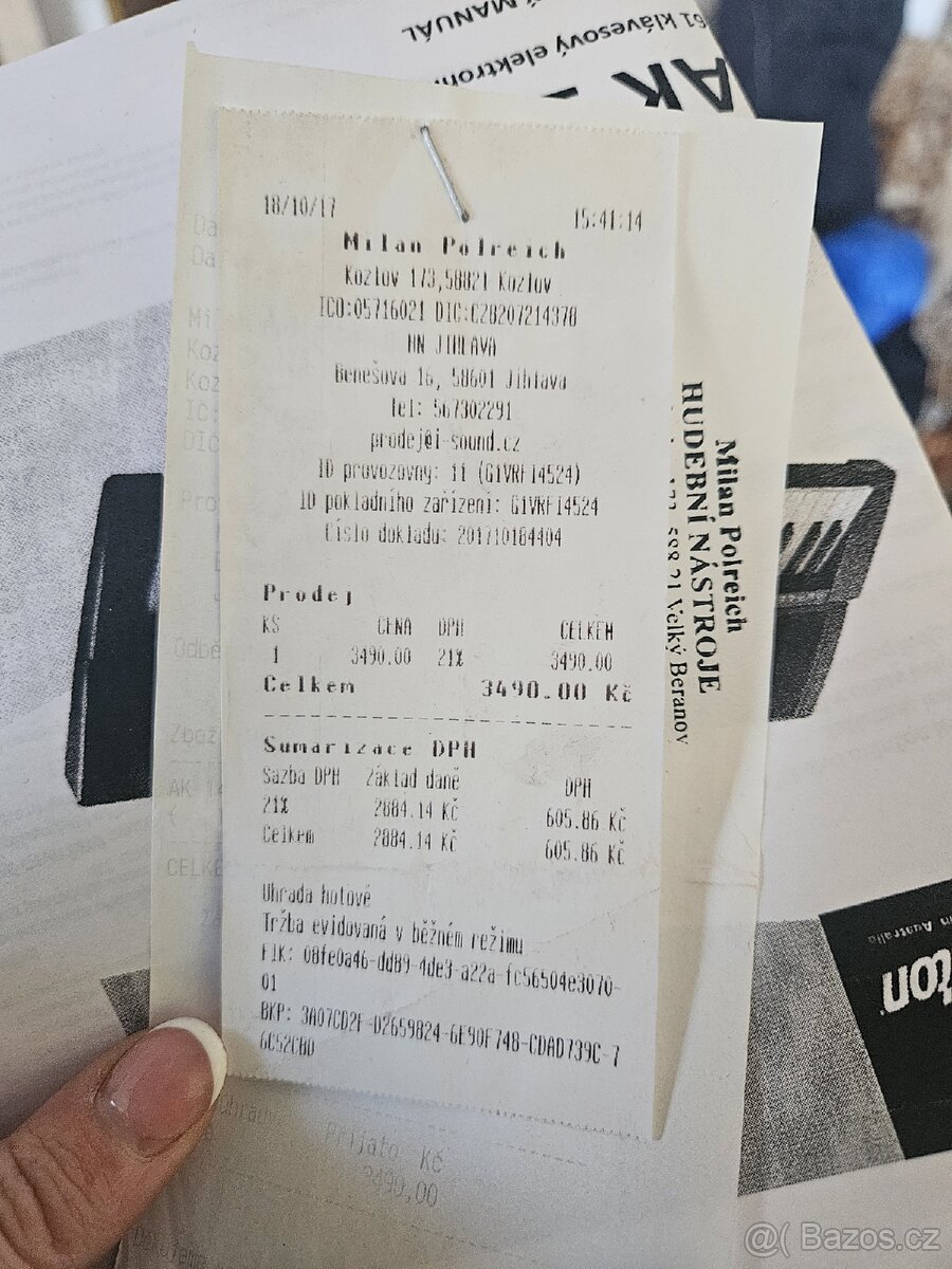 Klávesy Ashton AK 140 - 4