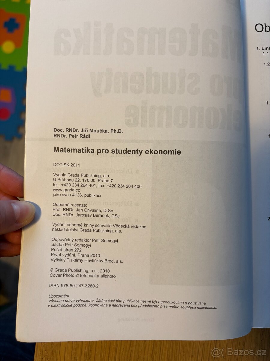 Matematika pro studenty ekonomie - 4