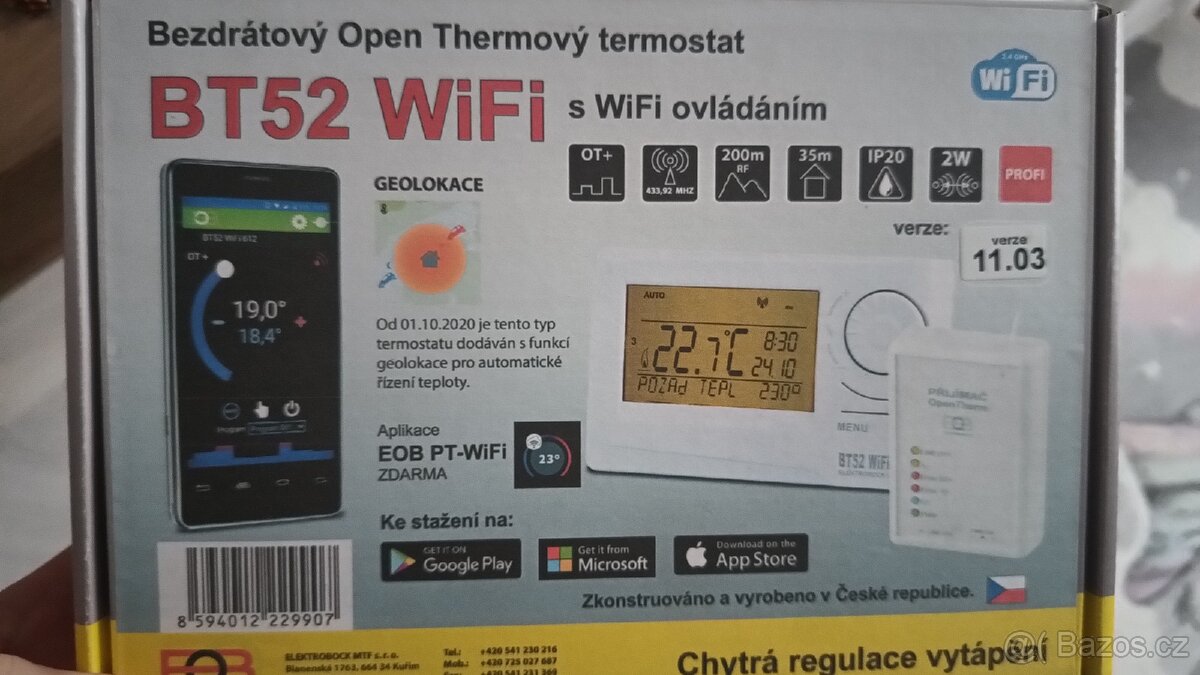 Opentherm prostorový termostat - 4