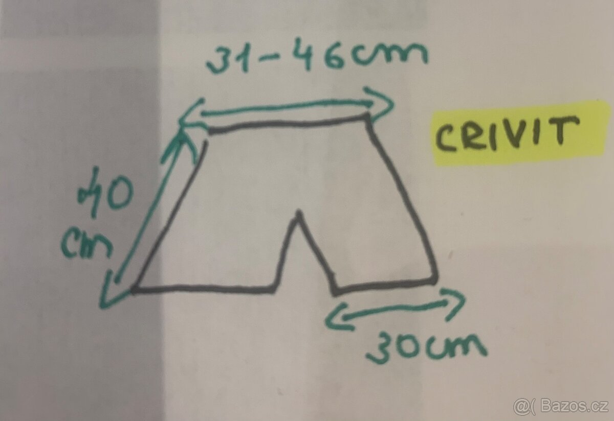 Tréninkové šortky Crivit, velikost S - 4