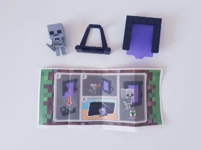 MINECRAFT FIGURKY KINDER • ALEX • OCELOT • ENDER DRAK - 4