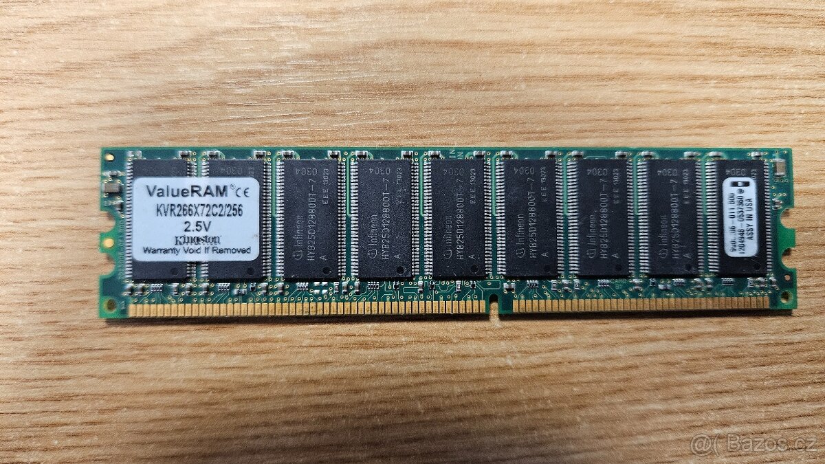 Paměti RAM - DDR2, PC2700, PC2100, PC133 - 4
