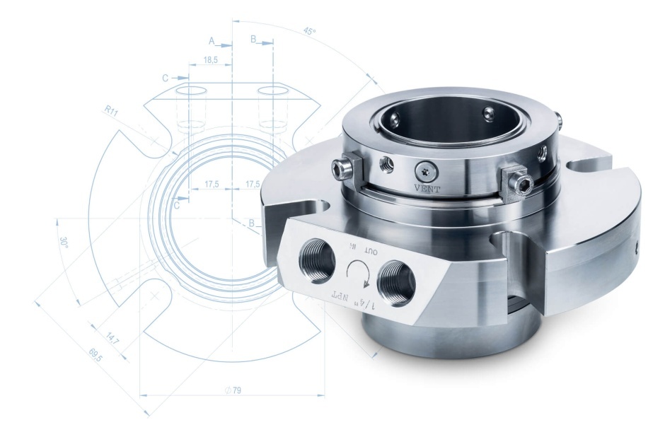 mechanické těsnění DEPAC typ 322K - 4