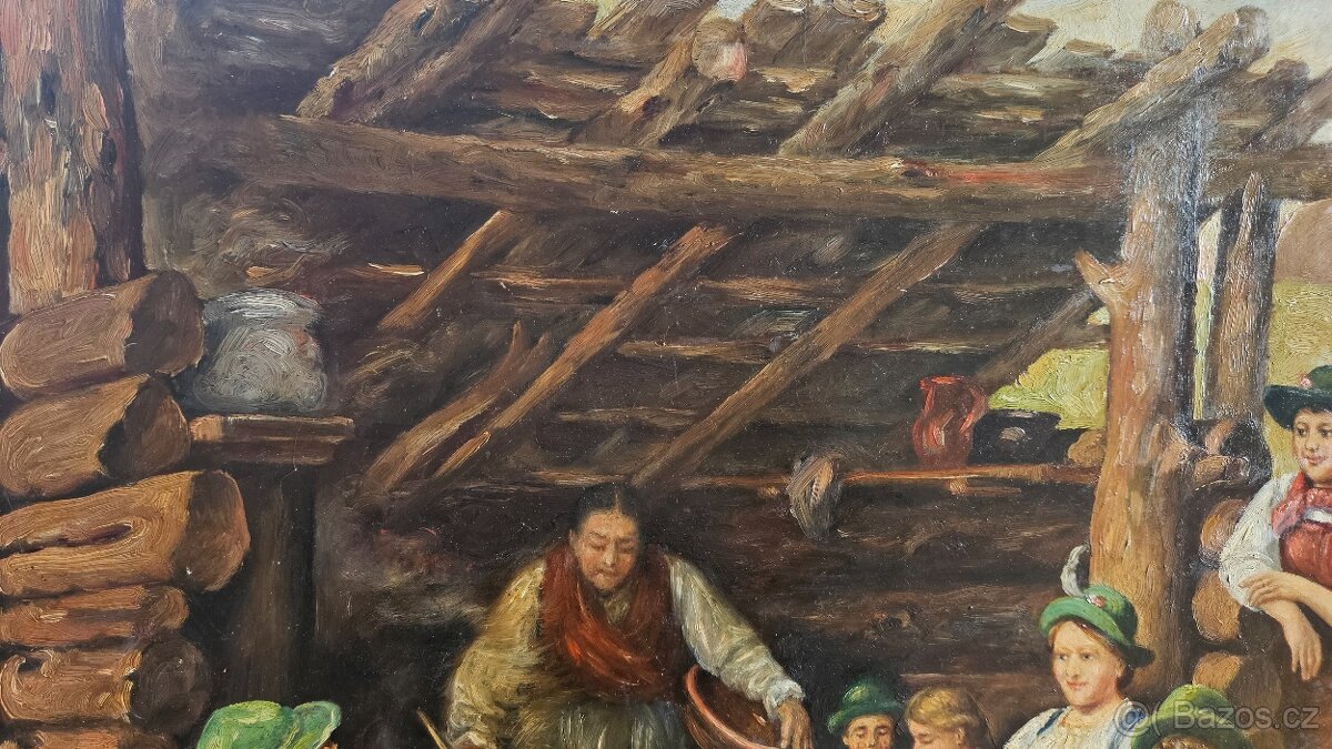 Obraz olej, překližka - 4