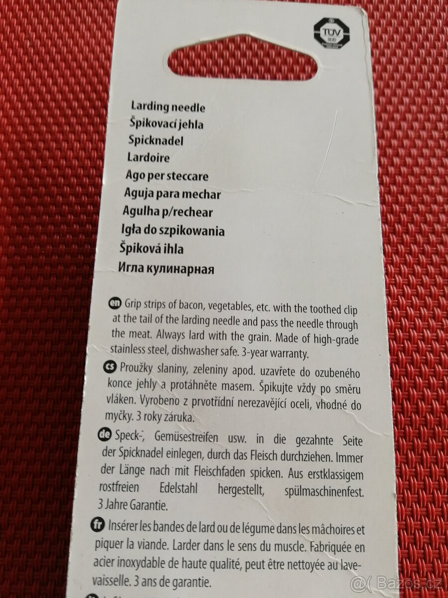 Strunový kráječ sýrů OSTI + špikovací jehla TESCOMA - 4