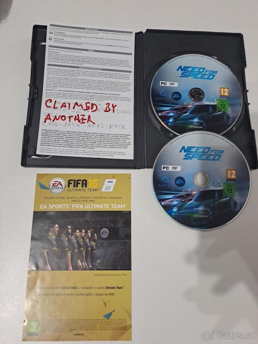 Need for speed EA CZ krabička - 4
