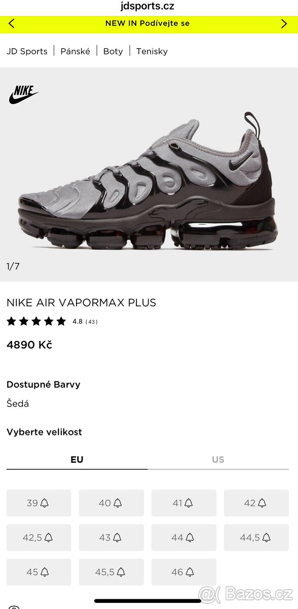 NIKE AIR VAPORMAX PLUS Eu44 - 4