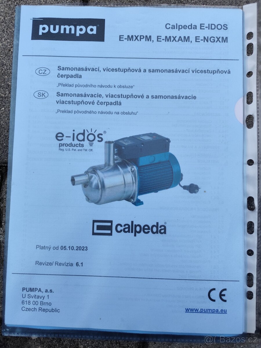 Domácí vodárna Calpeda E-IDOS - 4