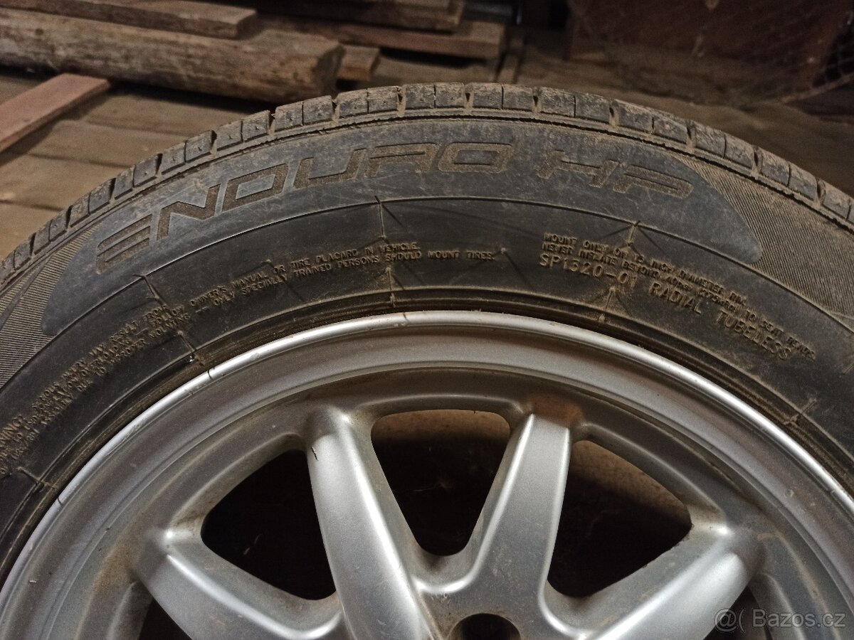 kola originální z BMW e36 vč. pneu 205x60, R15