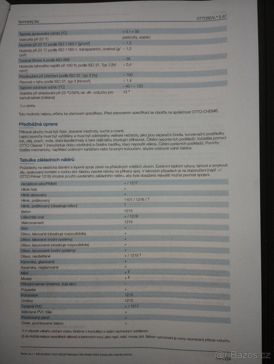 Tmel OTTO Seal S 67 bílý - 4
