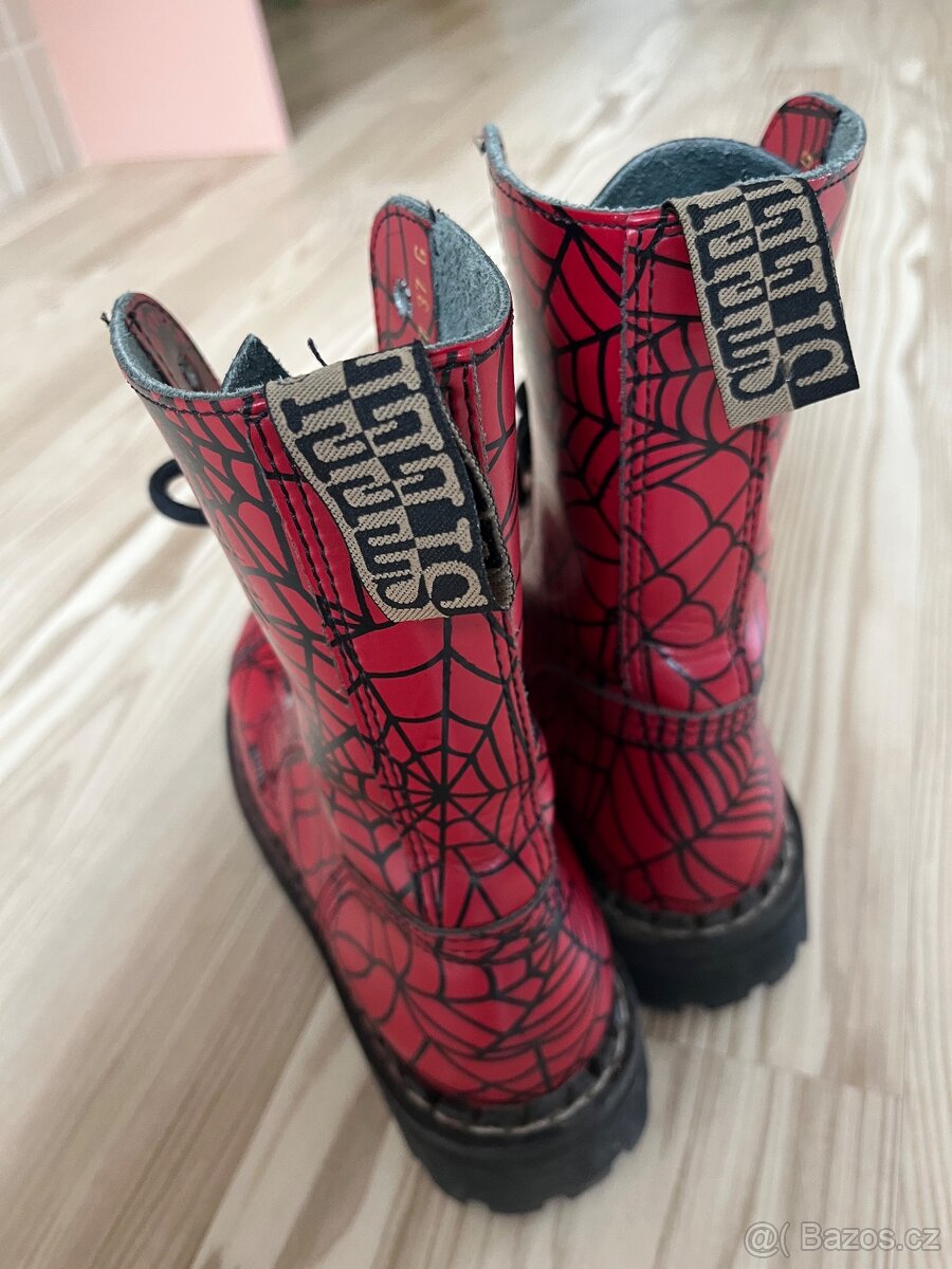 Boty/glady Steel spider web vel.36 - 4
