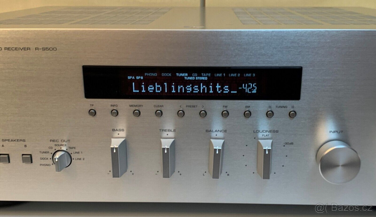 YAMAHA R-S500 Stereo FM/AM Receiver/ SUBWOOFER OUT - 4