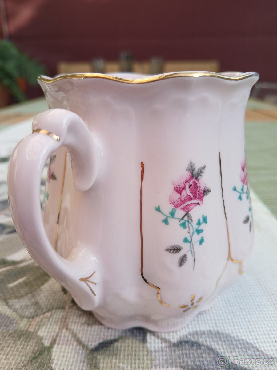Růžový porcelán-hrnek H&C - 4
