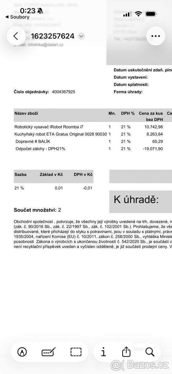 Robotický vysavač Irobot Roomba i7 - 4