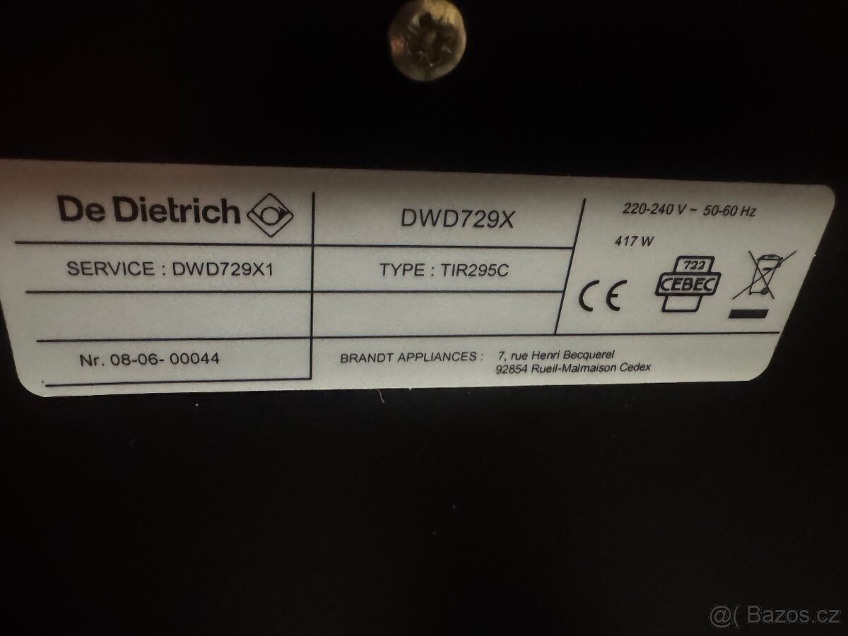 Ohřívač talířů De Dietrich DWD729X - 4