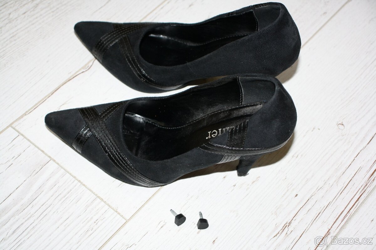 Černé lodičky zn. Jennifer, vel. 37 - 4