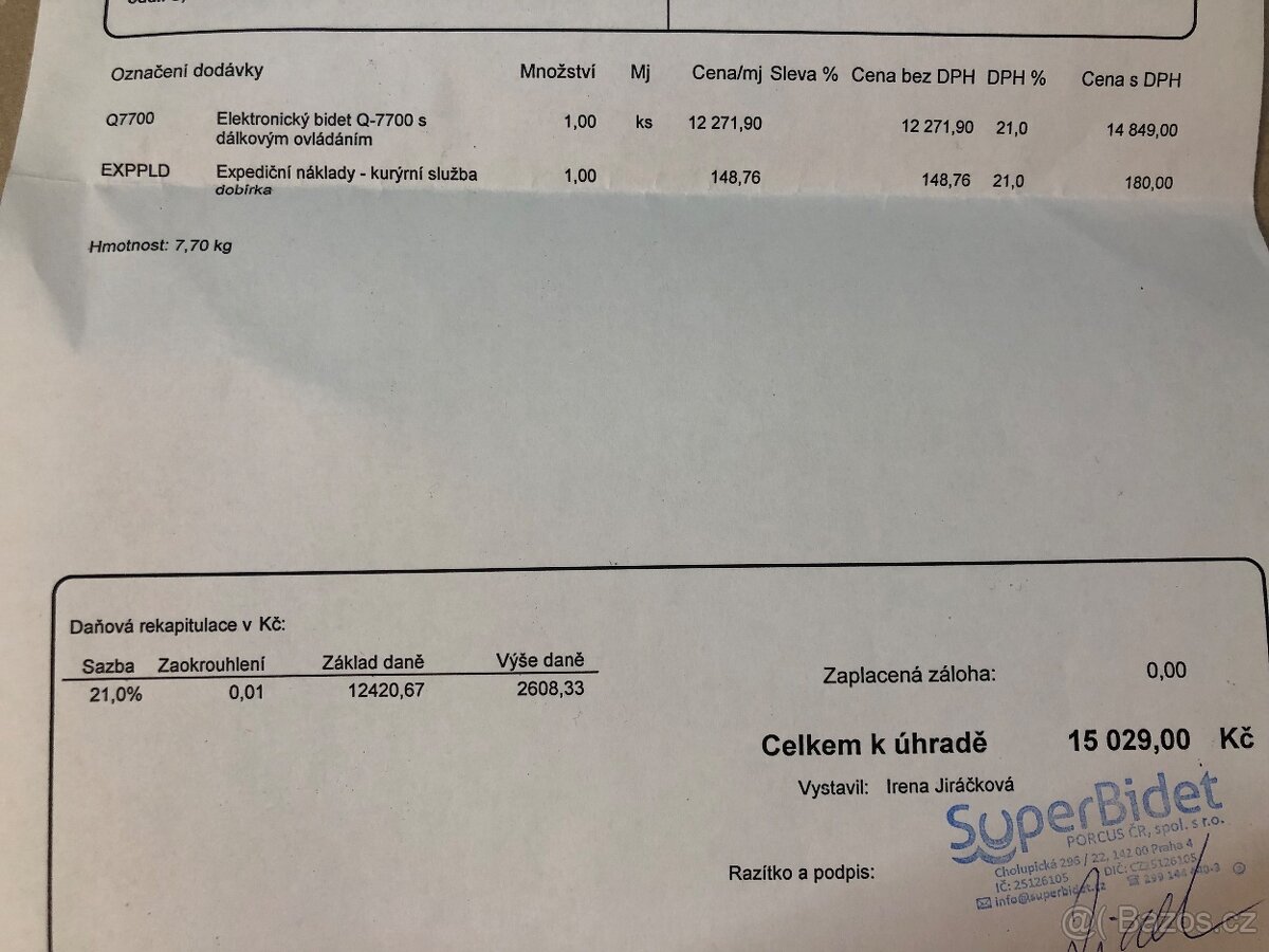 Elektronický bidet s dálkovým ovládáním - 4