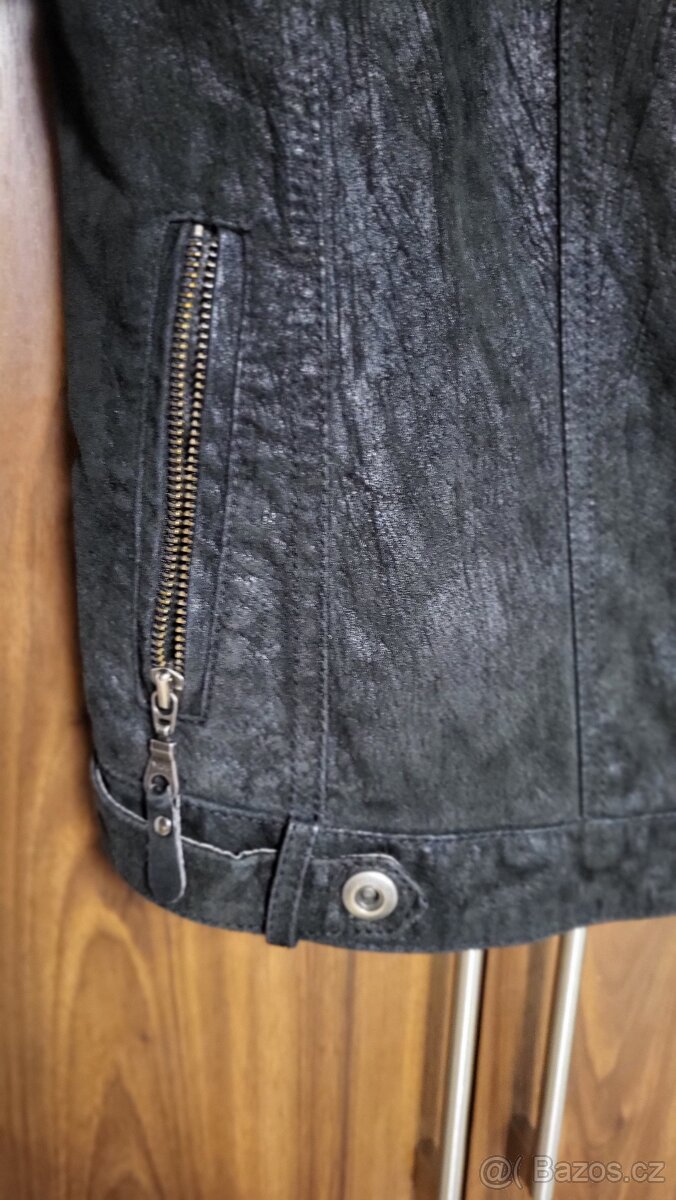 Dámská kožená bunda, 38, C&A, jako nová - 4