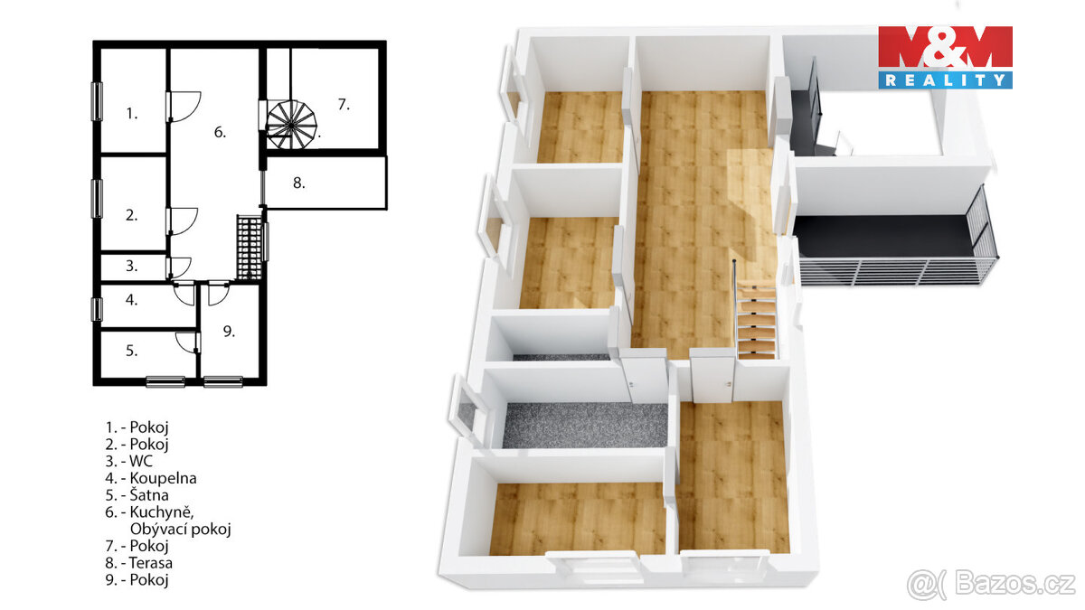 Prodej rodinného domu, 342 m², Mšec, ul. Důrasova - 4
