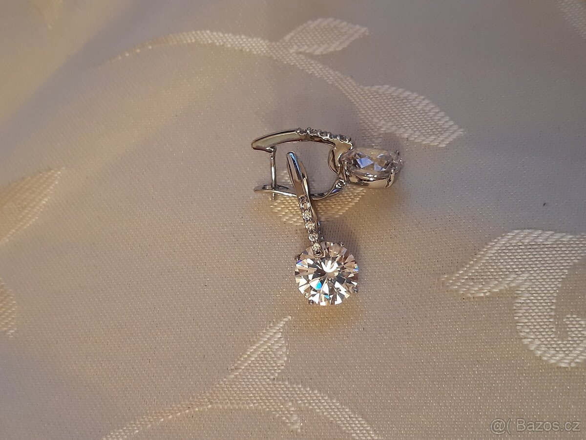 Luxusní pozlacené náušnice - 4