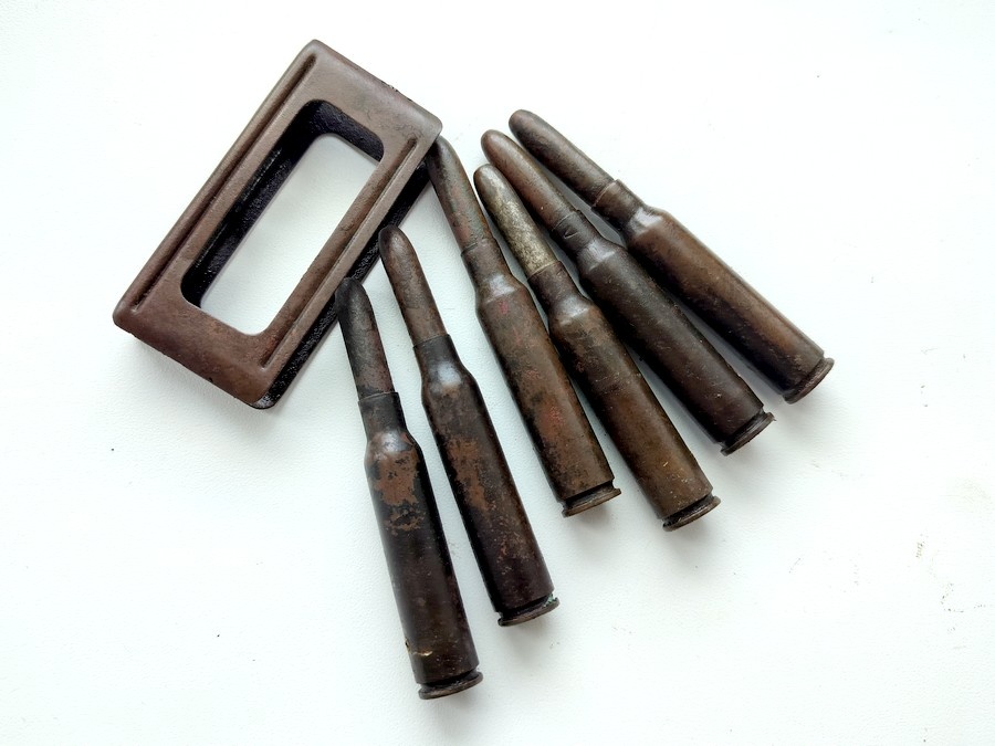 Originál komplet rámeček Mannlicher Carcano M1891 Itálie - 4