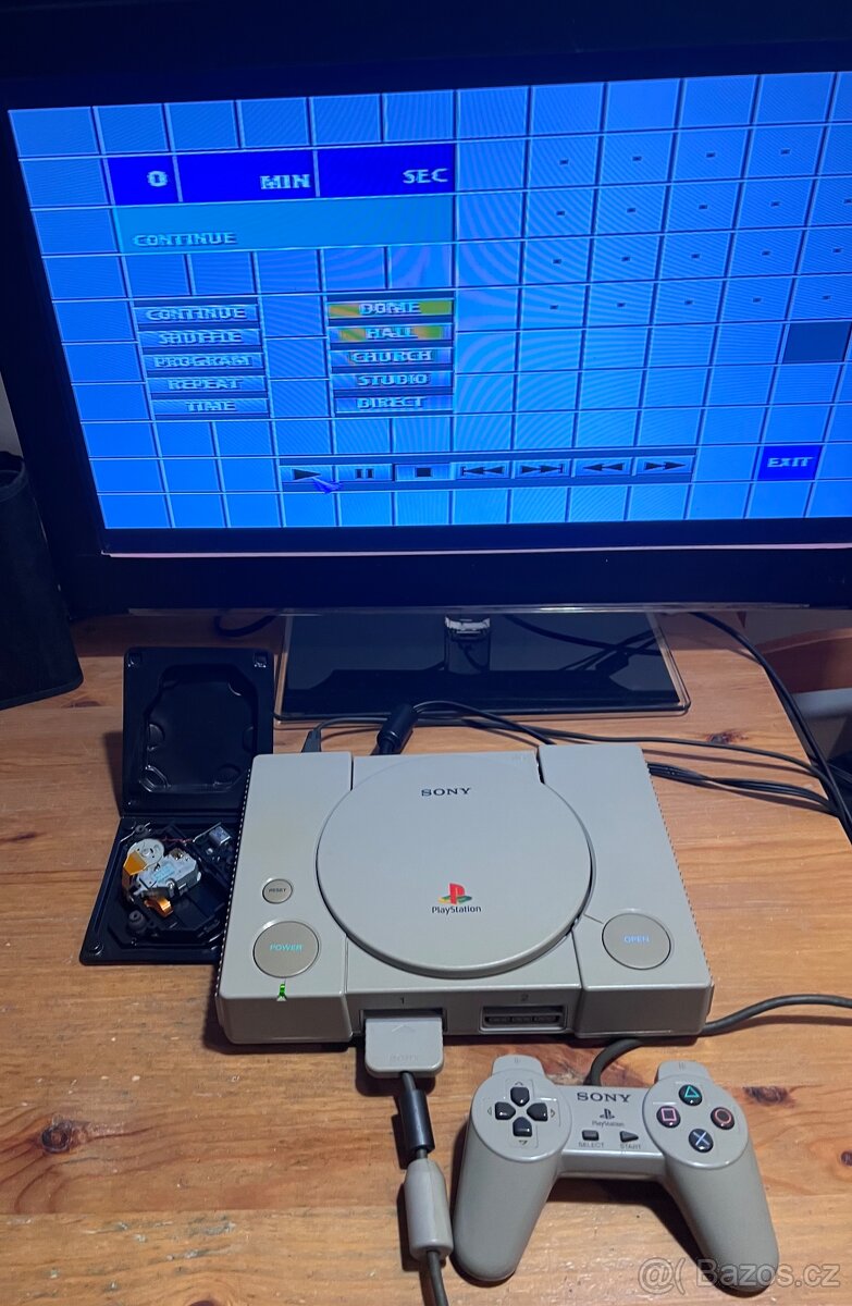 Playstation 1 + příslušenství na výměnu/opravu laseru - 4
