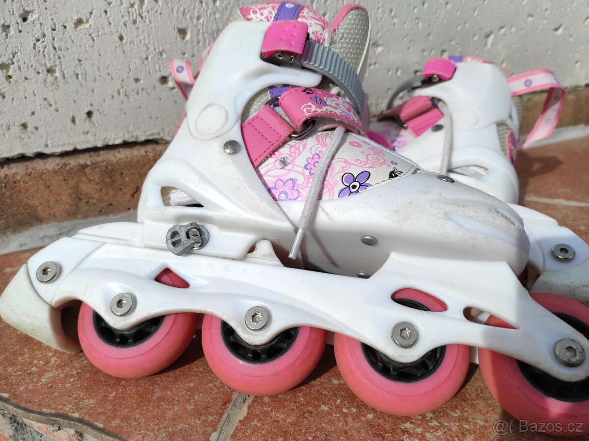 WORKER Diane vel. 27-30 dívčí kolečkové brusle - 4