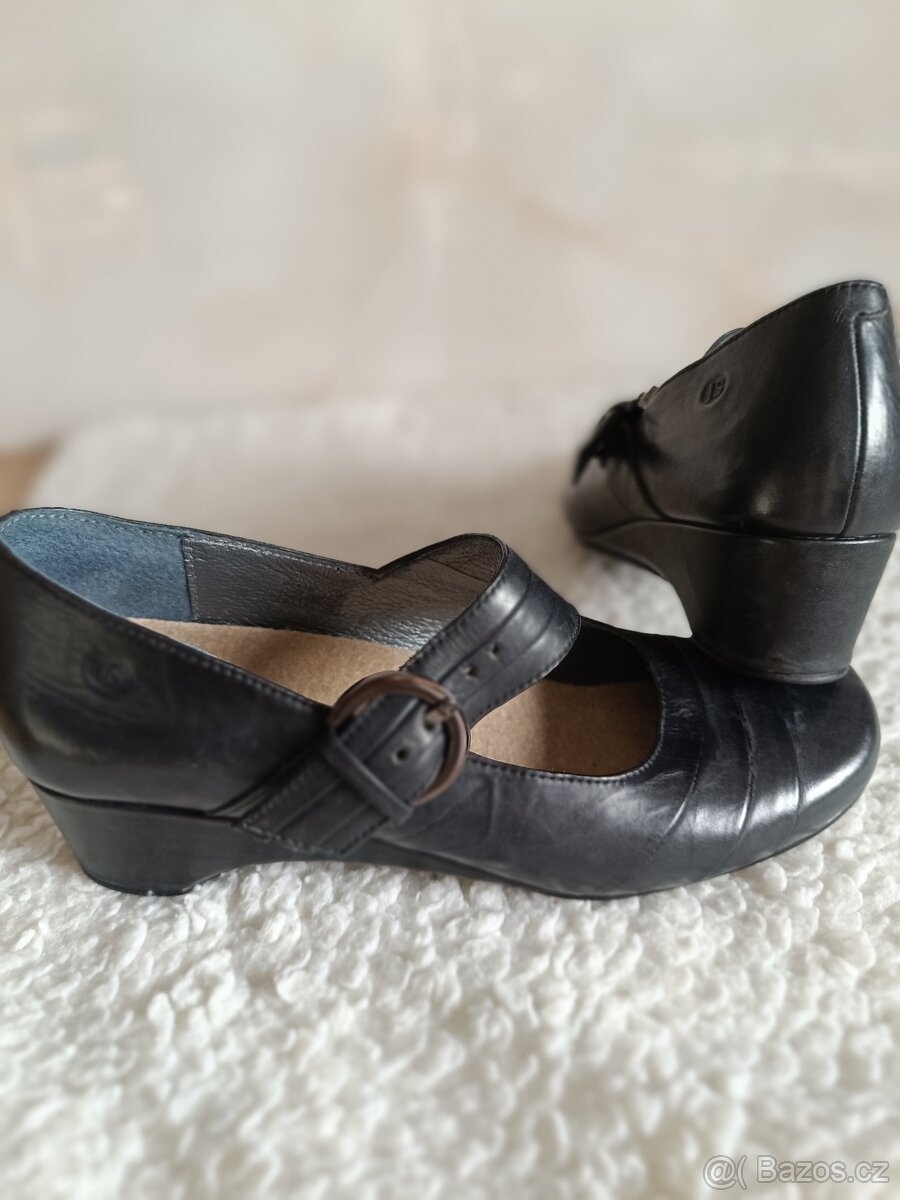 dámské kožené boty - 4