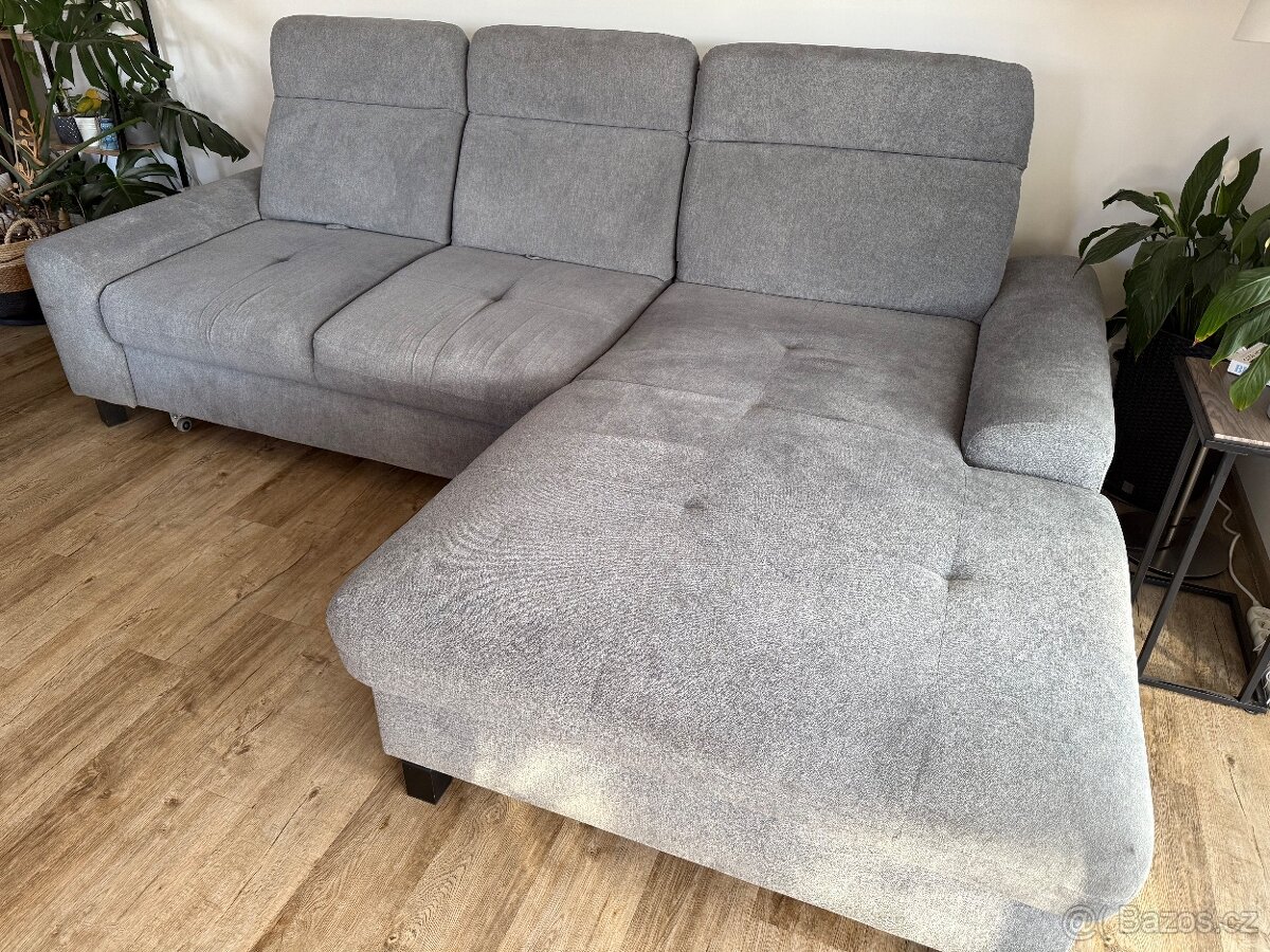 Rozkládací rohová sedací souprava - 4