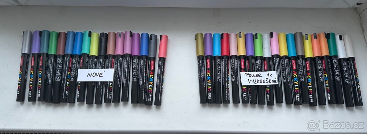 Akrylové fixy - sada 36 kusů - 4