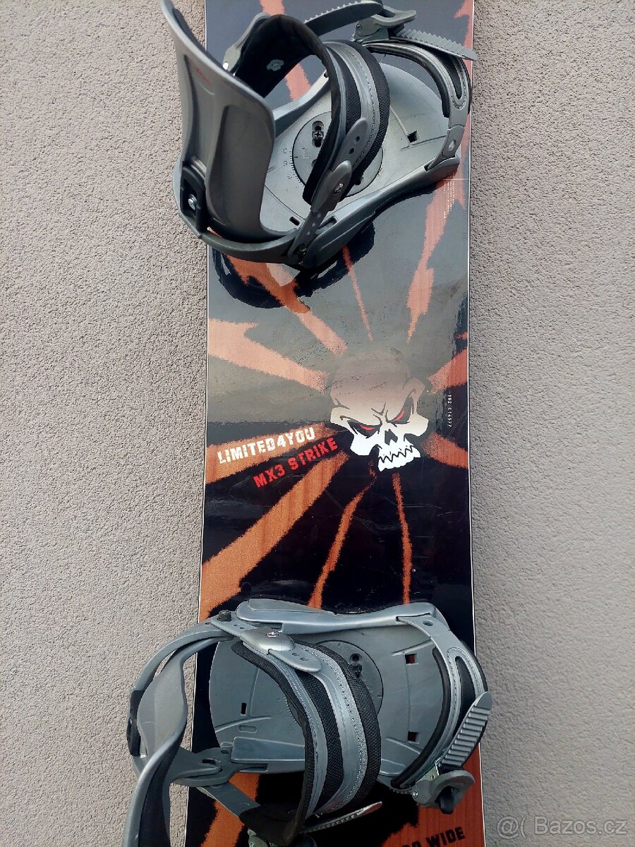 Snowboard LIMITED 4 YOU, 162 cm + boty - 4