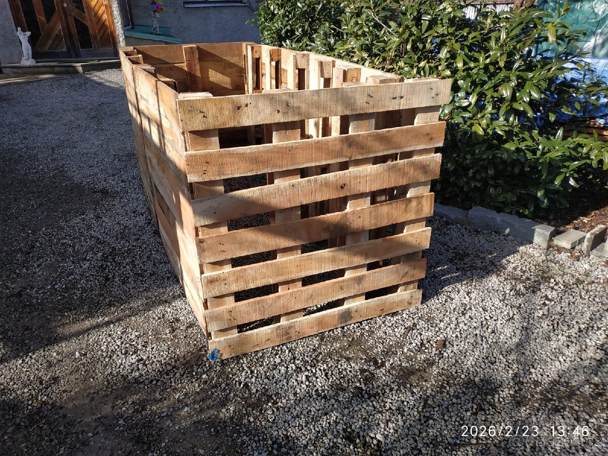 Palety - vyvýšený záhon - 4