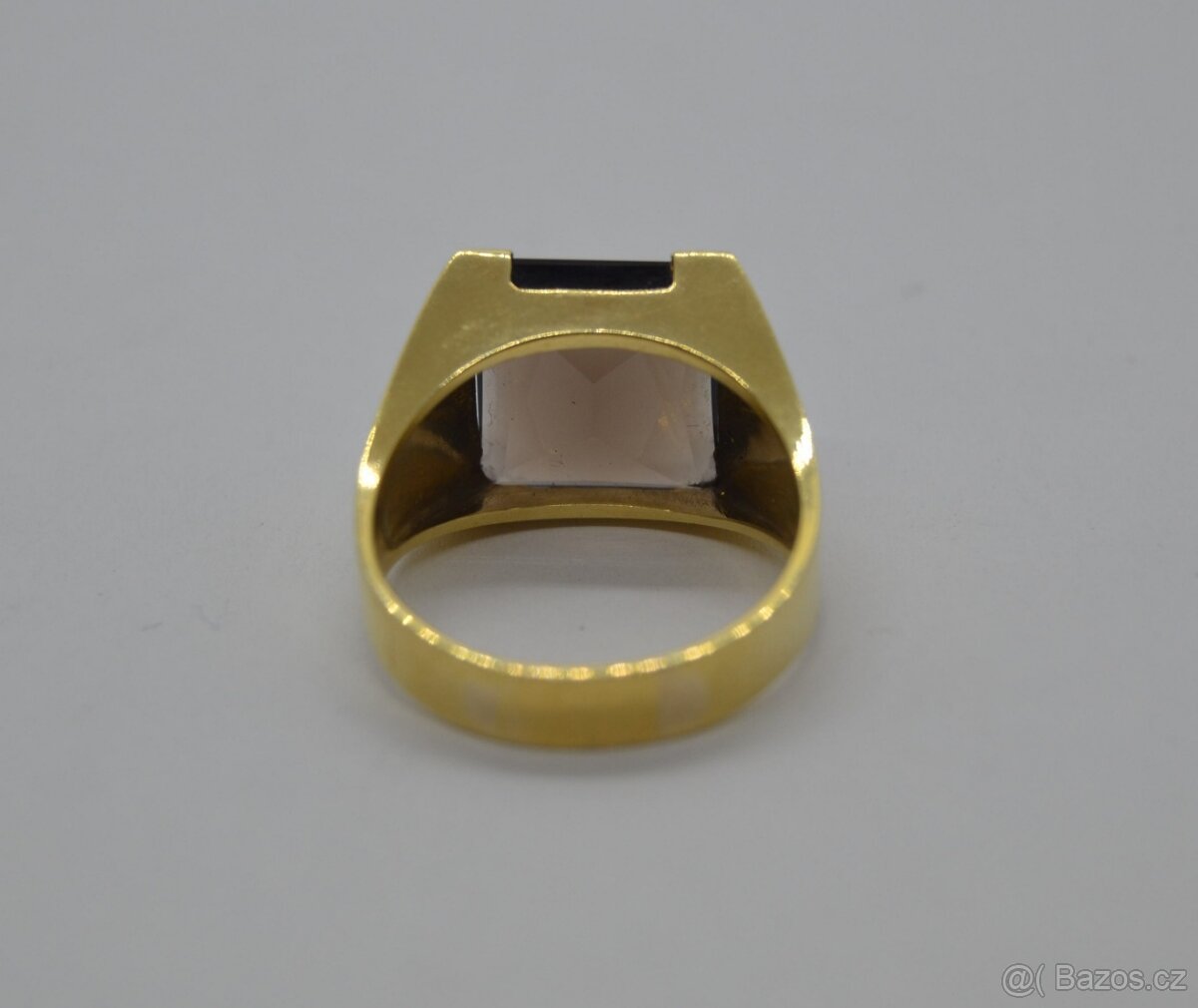 Zlatý prsten kámen ZÁHNĚDA - 4
