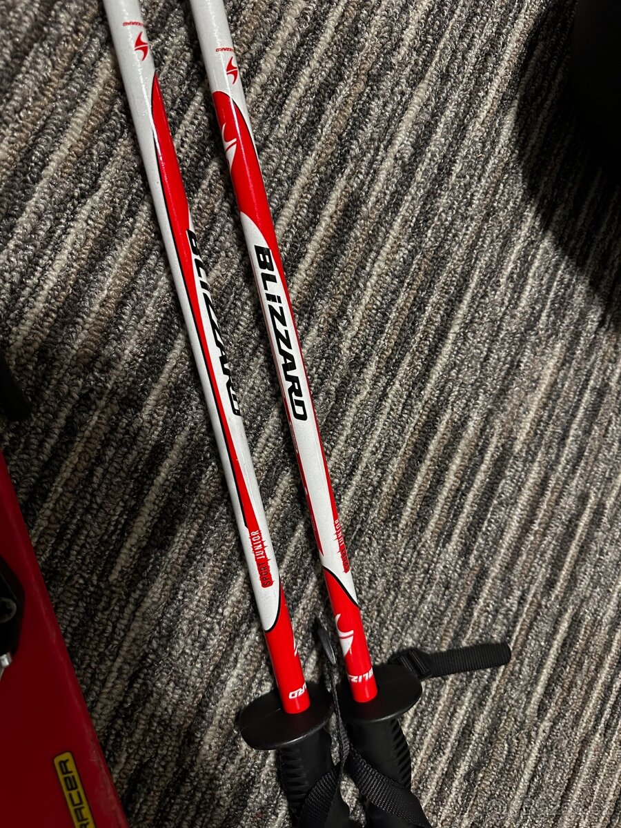 Lyžařský set - lyže 125cm, hůlky 105cm, boty 315/24.5 - 4