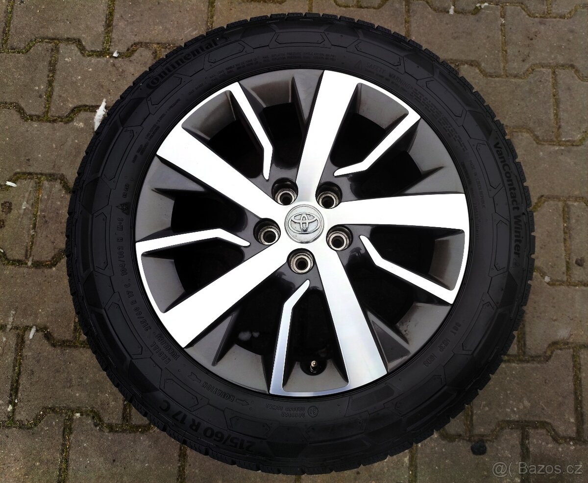 Alu kola originál Toyota Proace 5x108 R17 ZIMNÍ SADA - 4