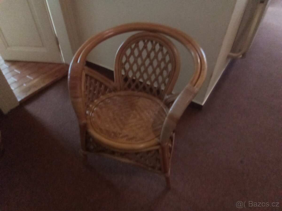 Proutěné křeslo - 4